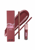 Gloss & Liner Lip Kit in Valentine/Waretaina